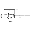 DPI M12 NPN NO P4mm noyé 33(28.4)mm Laiton / Câble 5m PUR