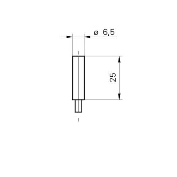 DPI D6,5 2 fils NAMUR ATEX P1,5mm noyé lg25mm 5-30Vdc / Câble 2m PVC-Lire la description