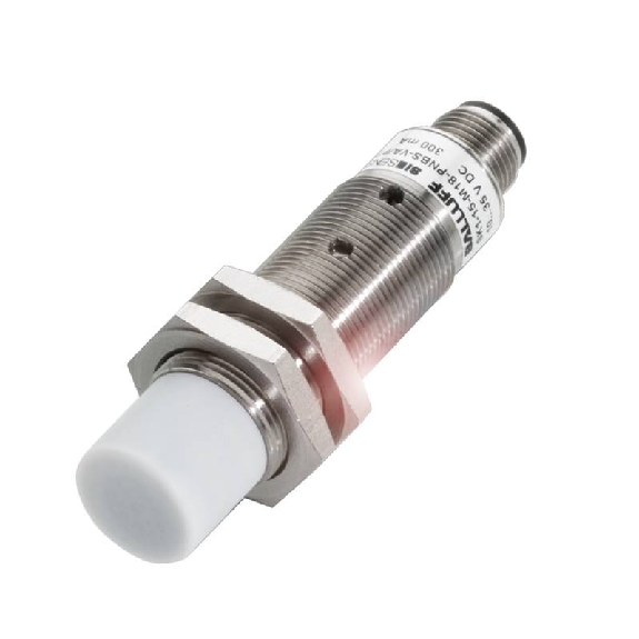 DPC M18 PNP NO P15mm non noyé lg75(40)mm Inox / M12 4P-Lire la description
