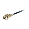 DPI M12 NPN NO P9mm noyé Court Laiton 10-30Vdc Câble 2m