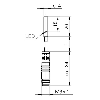 DPI D04 NPN NF P1mm noyé lg20mm 10-30Vdc / M08 3P+C0.2m PUR