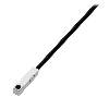 DPI Rect. PNP NF P0,8mm noyé 5x5x25 Alu 10-30Vdc / Câble 5m PUR