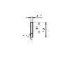 DPI D03 PNP NF P0,8mm noyé lg22mm 10-30Vdc / Câble 2m
