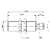 DPI M18 ANA 0-20mA P1-5mm noyé lg65(40.5)mm Laiton 10-30Vdc / M12 4P