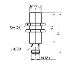DPI M18 ANA 0-10Vdc P2,75-3mm noyé lg60(45)mm 12-30Vdc / M12 4P