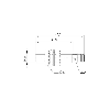 DPI M08 PNP NF P2mm noyé lg45(34,5)mm Inox 10-30Vdc / M08 3P