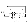 DPI M08 NPN NO P6mm non noyé lg60(44.1)mm Inox 10-30Vdc / M08 3P