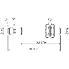 DPI M08 PNP NO P3mm noyé lg60(45.5)mm IO-Link / M08 3P