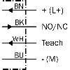 DPC M12 PNP/NPN NO/NF P0-8mm non noyé Teach Plast 10-36Vdc / Câble 2m