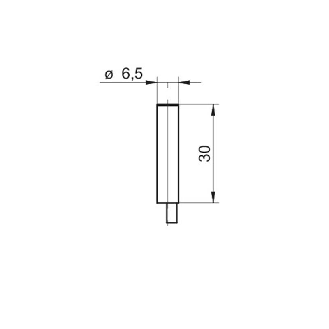 DPI D6,5 ANA 0-10Vdc P0-3mm quasi-noyé lg30mm 12-36Vdc / Câble 2m-Lire la description