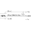 DPI M12 NPN NO P4mm noyé lg50(35)mm Laiton 5-36Vdc Facteur 1 / M12 4P