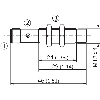 DPI M12 PNP NO P8mm non noyé 46(24)mm Laiton 10-30Vdc / M12 4P