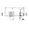 DPI M12 PNP NO+NF P2mm noyé lg70(40.5)mm Inox 10-30Vdc / M12A 4P