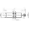 DPI M18 PNP NO P8mm non noyé 86(60.5)mm Laiton 10-30Vdc / M12 3P
