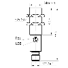DPC M18 NPN NF P2-8mm lg78,5(40,5)mm Laiton IP65 / M12 4P