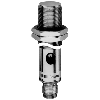 DPC M18 NPN NF P2-8mm lg78,5(40,5)mm Laiton IP65 / M12 4P