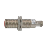 DPI M18 PNP NF P5mm noyé 71(48)mm Laiton 10-30Vdc / M12 4P