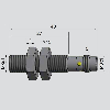 DPI M08 PNP NO P1,5mm noyé 40(31)mm Inox 10-35Vdc / M08 3P