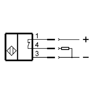 DPI M05 PNP NF P1,5mm noyé lg27mm Inox 10-30Vdc / M08 3P+C0.3m-Lire la description