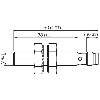 DPI M08 PNP NO P2mm noyé IO-Link 50(38)mm Inox V2A +100°C / M08 3P