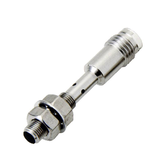 DPI M05 NPN NF P1,2mm noyé lg40,1(15,1)mm Inox 10-30Vdc / M08 3P-Lire la description