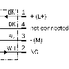 DPI M08 PNP NF P3mm quasi-noyé lg52(28)mm Laiton 10-30Vdc / M12 4P