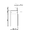 DPC M30 NPN NO+NF P2-16mm noyé Inox 10-40Vdc Câble 2m PVC