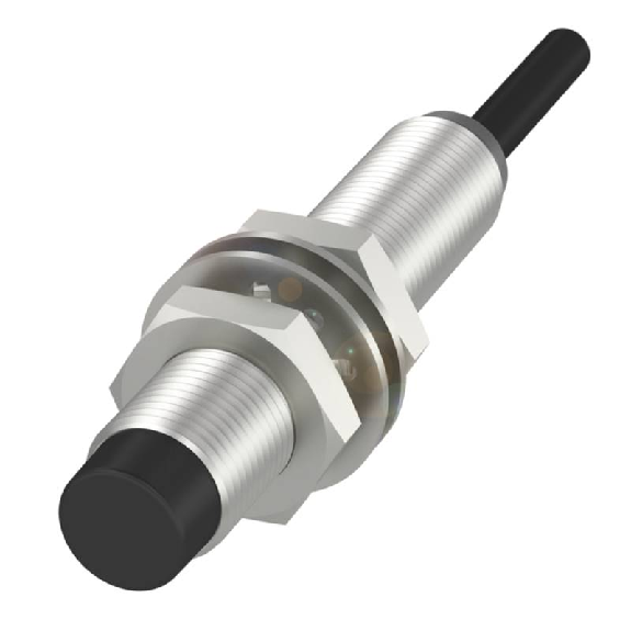 DPI M12 PNP NO+NF P4mm non noyé lg63(54,5)mm Inox / Câble 3m PVC-Lire la description
