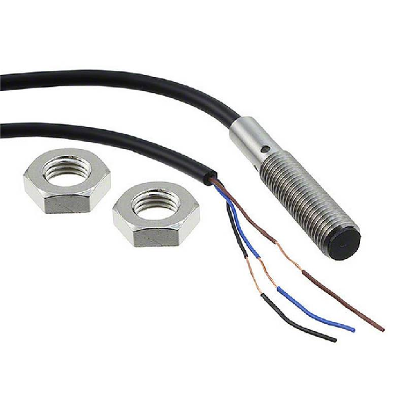DPI M08 PNP NO P2mm noyé lg42(27)mm Inox / Câble 2m-Lire la description
