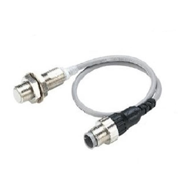DPI M12 2 fils DC NO P3mm noyé lg33mm Laiton / M12 4P+C0.3m-Lire la description