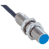 DPI M12 2 fils DC NO P4mm noyé 50(46)mm Inox V2A +100°C Câble 2m PUR