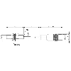 DPI M08 PNP NF P1,5mm noyé lg35mm Inox 10-30Vdc / M12 4P+C0.3m