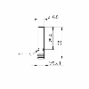 DPI D6,5 PNP NO P2mm noyé lg36mm Acier 10-30Vdc / M08 3P