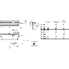 DPM Vérins rainures en T ANA P192mm 4-20mA/0-10V / M08 4P+C0.3m
