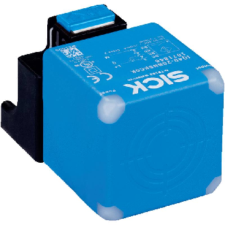 DPI Rect. PNP NO+NF P20mm noyé 40x40x66.5mm Plast. 10-30Vdc / M12 4P-Lire la description