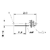 DPI M05 PNP NO P0,8mm noyé lg29mm Inox 10-30Vdc / M05 4P
