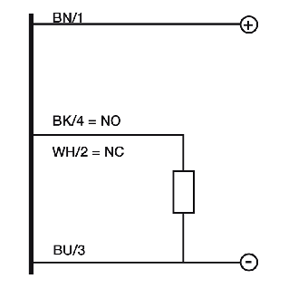 DPC M30 PNP NO P20mm non noyé 98(47)mm Laiton / M12 4P-Lire la description