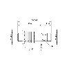 DPI M12 PNP NO P3mm noyé Fact1 50(36)mm Laiton 10-30Vdc / M12 4P