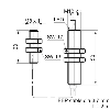 DPI HT M08 PNP NF P1,5mm noyé lg30mm 10-30Vdc / Câble 2m