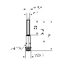 DPI D04 NPN NO P1,6mm noyé lg45(22)mm 10-30Vdc / M08 3P