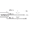 DPC Rect. Push-Pull P4mm noyé 25*52*6mm 10-30Vdc / M08 3P+C0.2m