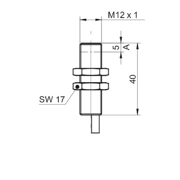 DPI M12 ANA 0-10Vdc P0-6mm quasi-noyé lg50mm 12-36Vdc / Câble 2m DPI M12 ANA 0-10Vdc P0-6mm quasi-noyé lg50mm 12-36Vdc / Câble 2m-Lire la description