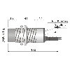 DPC M30 2 fils AC/DC NO/NF P25mm non noyé 20-250Vac / Câble 3m PVC