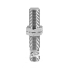 DPI M12 PNP NF P4mm noyé lg50mm Laiton 10-30Vdc / M12 4P