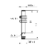 DPI M08 PNP NO P2mm noyé lg56(44)mm Acier 10-30Vdc / M08 3P