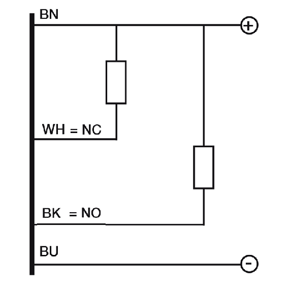 DPI M18 NPN NO+NF P8mm non noyé 39(20.5)mm Laiton Câble 2m-Lire la description