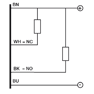 DPI M18 NPN NO+NF P8mm non noyé 39(20.5)mm Laiton Câble 2m-Lire la description