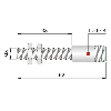 DPI M08 PNP NF P2mm noyé 62(38)mm Inox 6-30Vdc / M12 4P