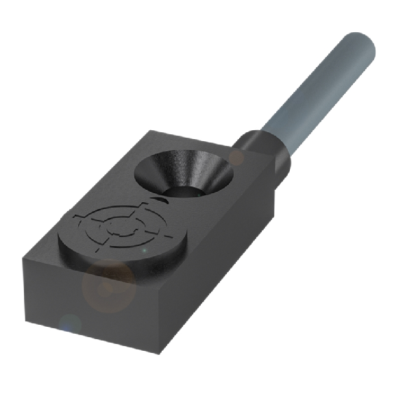 DPI Rect. NPN NF P1,5mm noyé 8x16x4.7mm Plast. / Câble 2m PVC-Lire la description