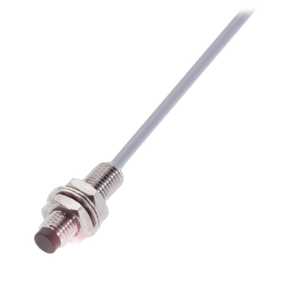 DPI M08 PNP NO P2,5mm non noyé lg30(27,5)mm Inox / Câble 2m PVC-Lire la description